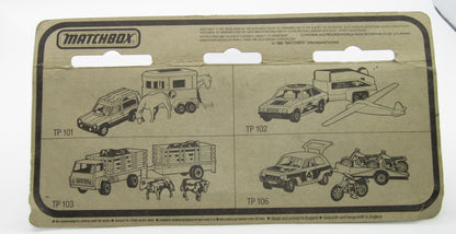 Matchbox Superfast Twin Pack TP-104 Passenger Coach DOT DASH Wheels