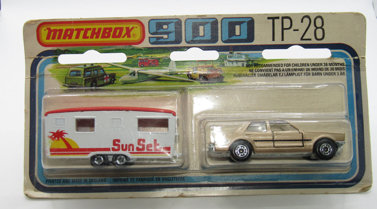 Matchbox Superfast Twin Pack TP-28 Cortina 5 ARCH Wheels & White Caravan