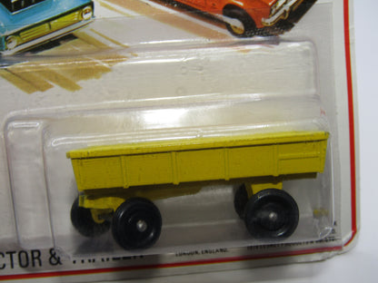 Matchbox Superfast Twin Pack TP-2 Tractor & Trailer Red MC Wheels