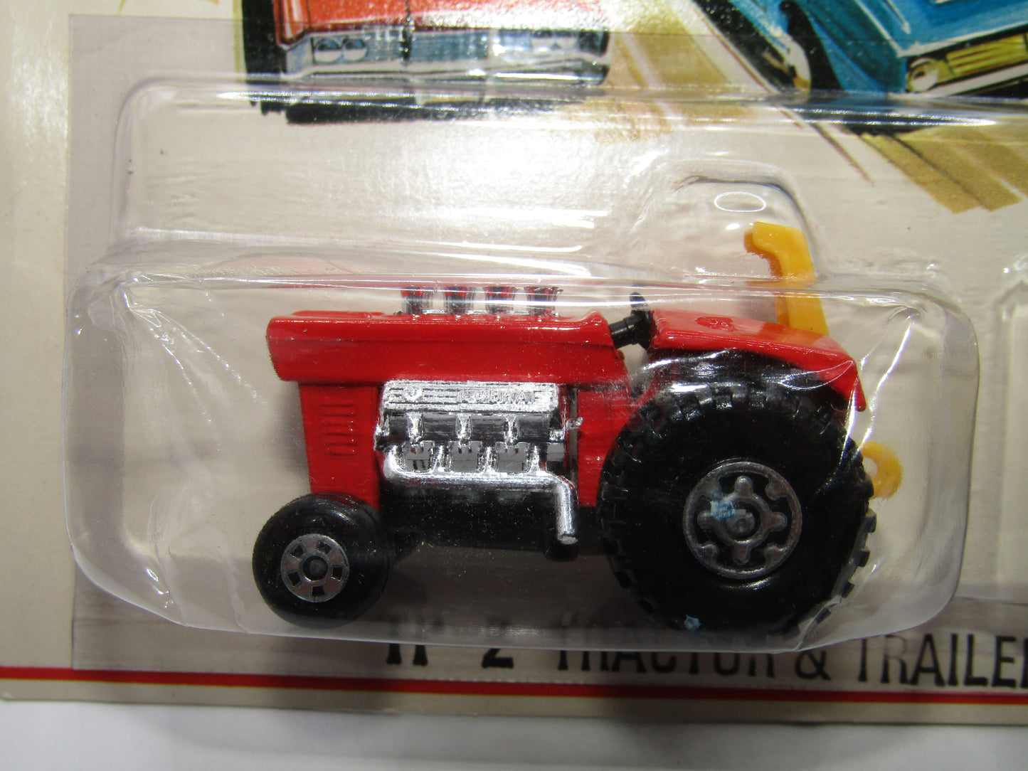 Matchbox Superfast Twin Pack TP-2 Tractor & Trailer Red 5 SPOKE Front Wheels