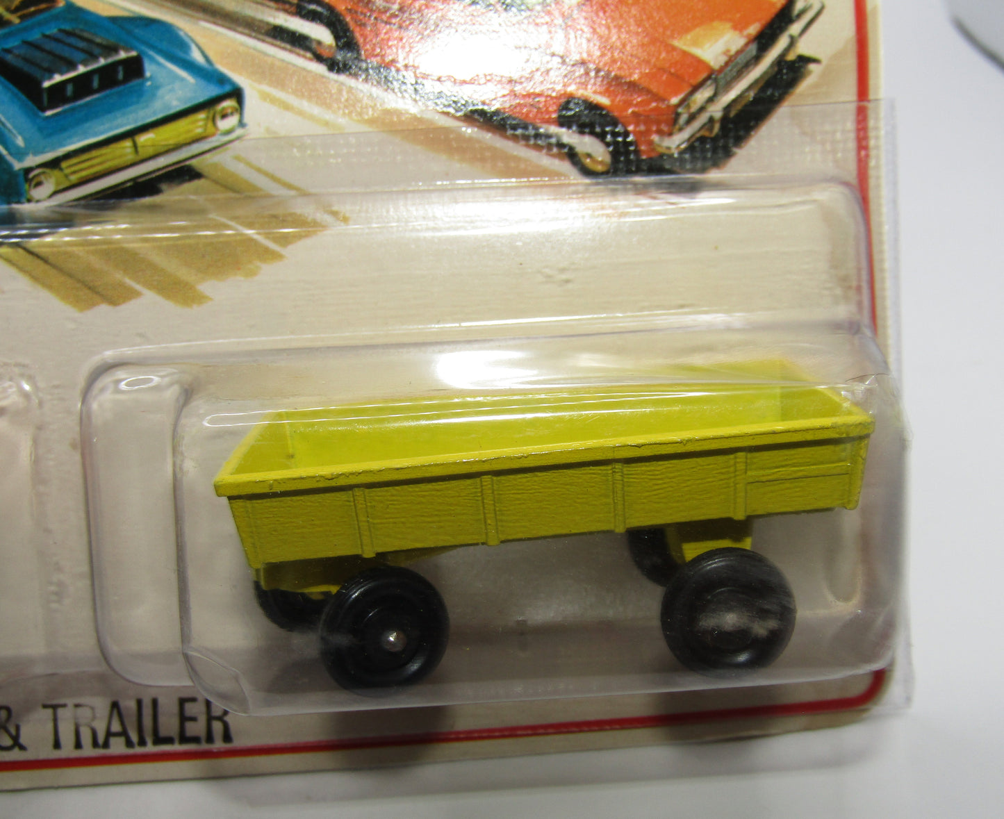 Matchbox Superfast Twin Pack TP-2 Tractor & Trailer Red 5 SPOKE Front Wheels