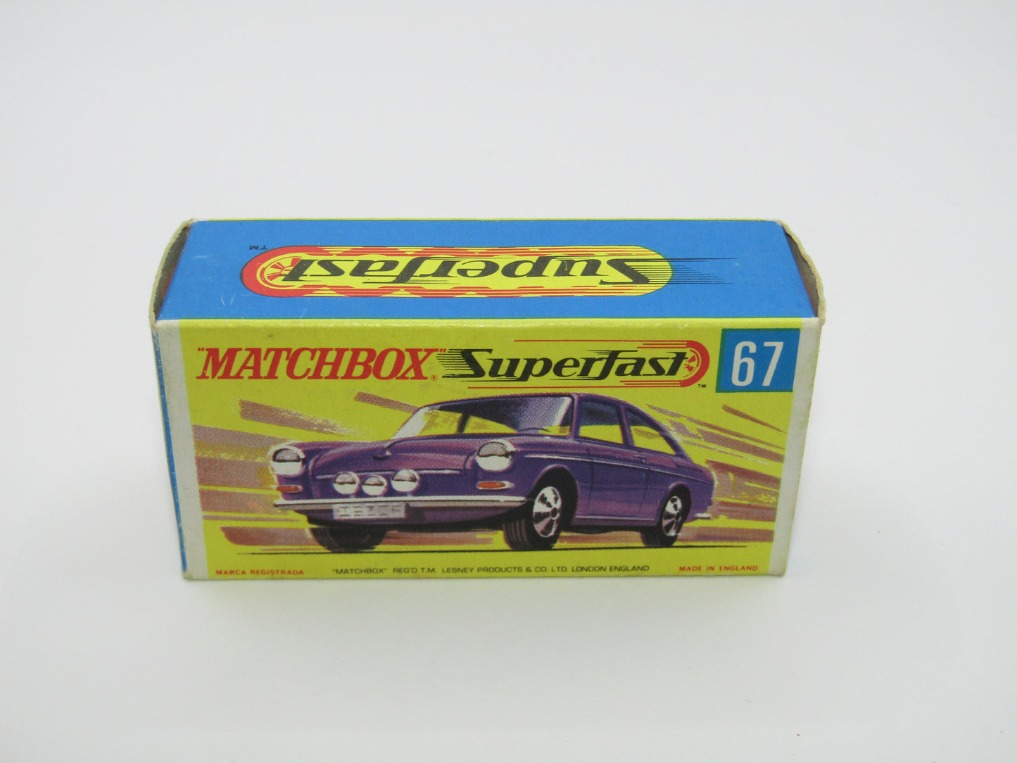Matchbox Superfast 67A Volskswagen 1600TL Pink WIDE Wheels