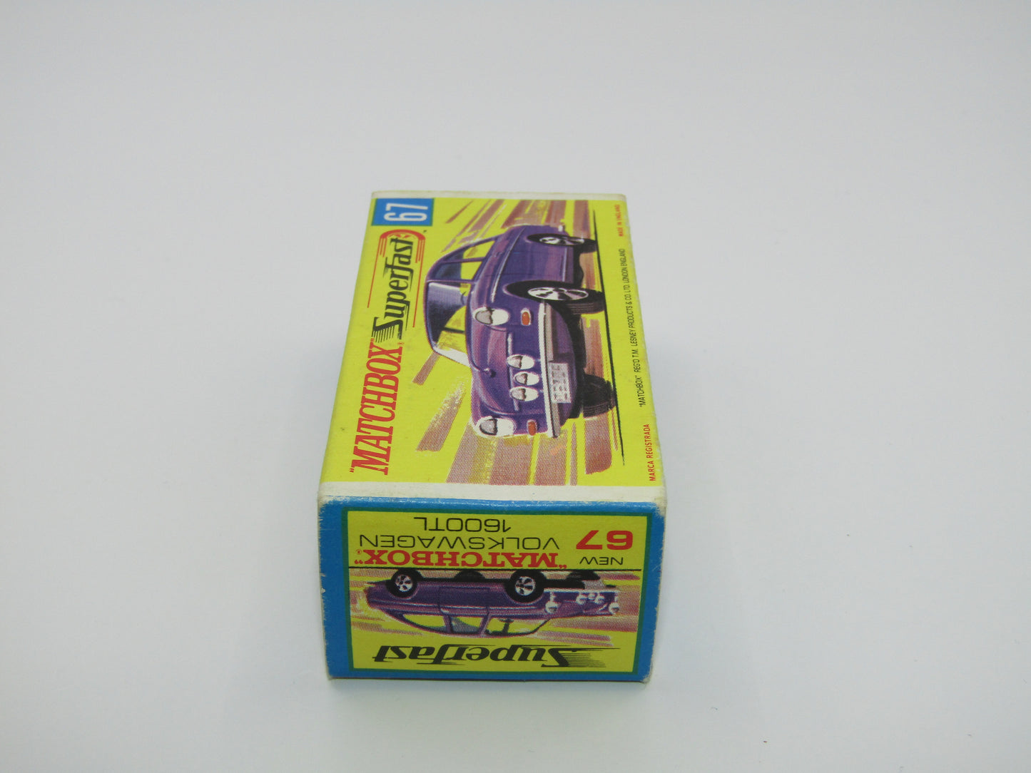Matchbox Superfast 67A Volskswagen 1600TL Pink WIDE Wheels