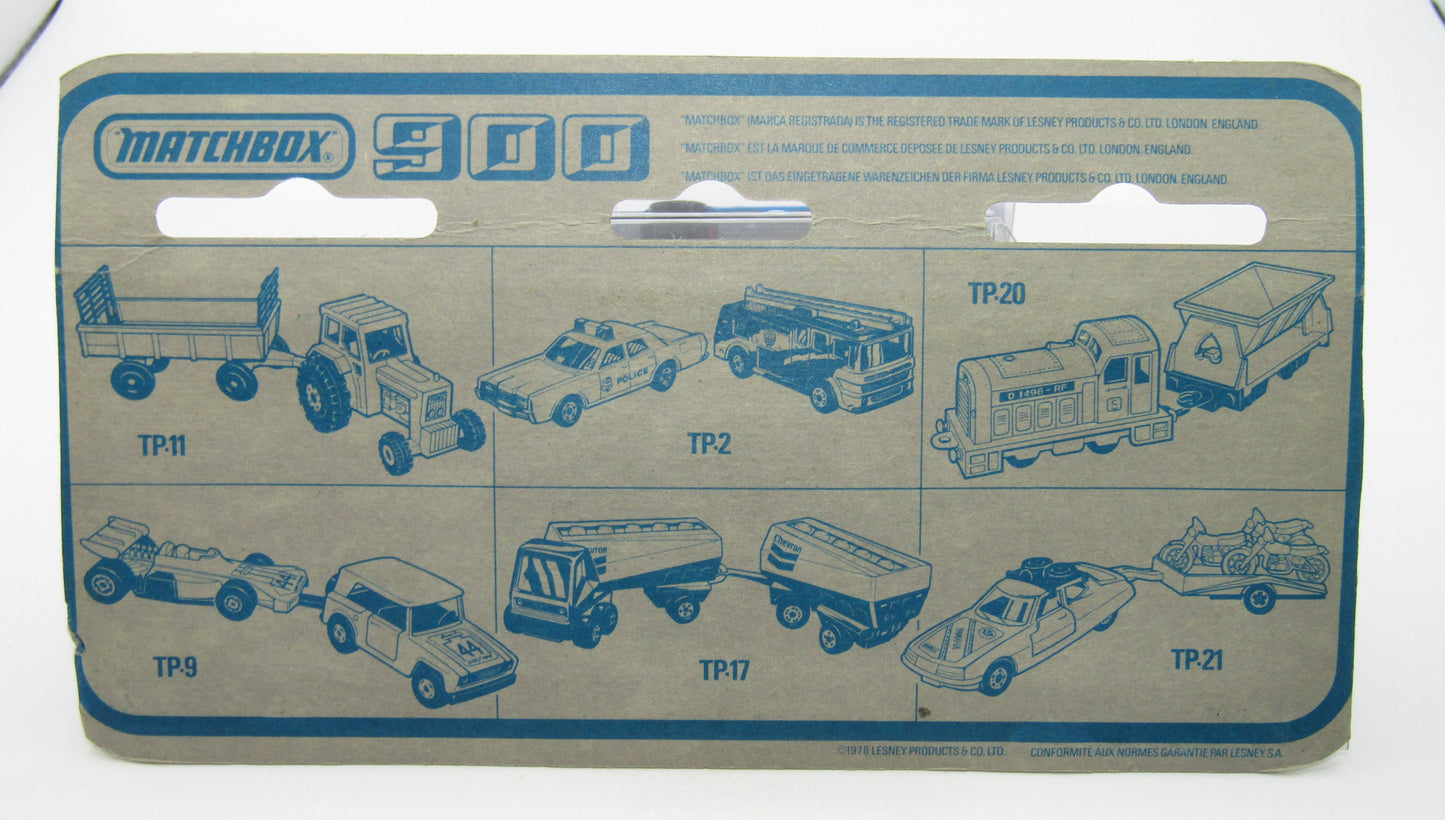 Matchbox Superfast Twin Pack TP-1 Mercedes Truck & Trailer DARK YELLOW Canopy