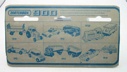 Matchbox Superfast Twin Pack TP-1 Mercedes Truck & Trailer DARK YELLOW Canopy