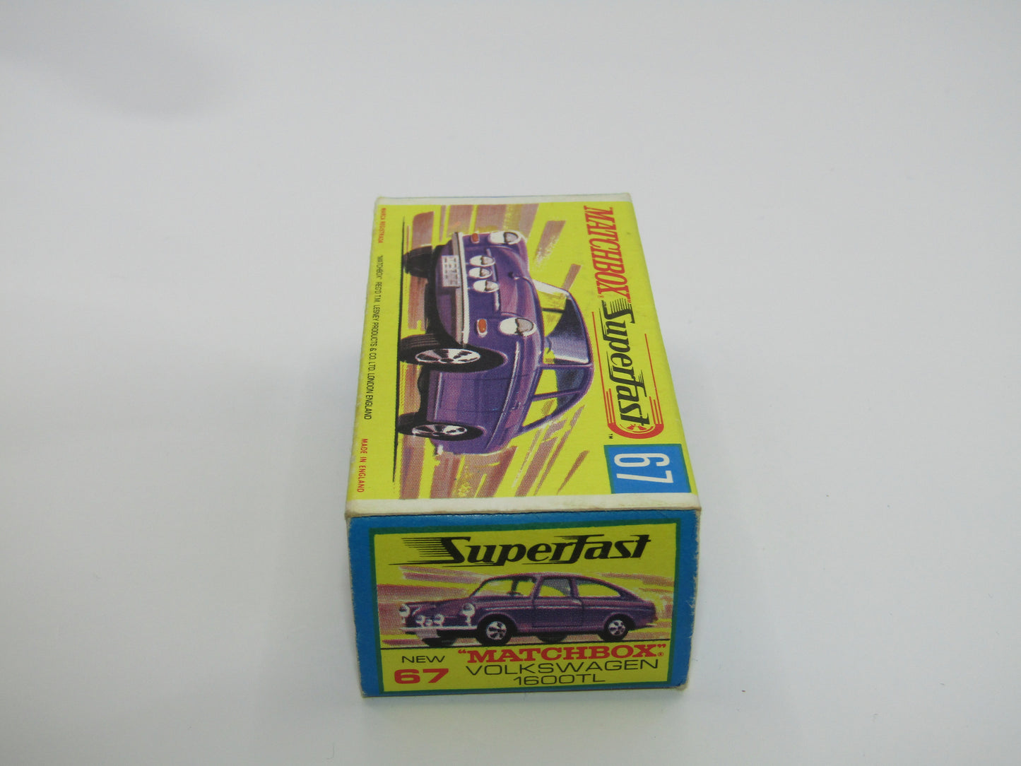 Matchbox Superfast 67A Volskswagen 1600TL Pink WIDE Wheels