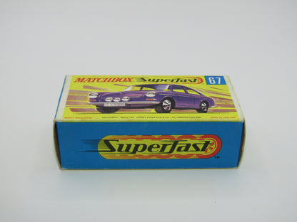 Matchbox Superfast 67A Volskswagen 1600TL Pink WIDE Wheels