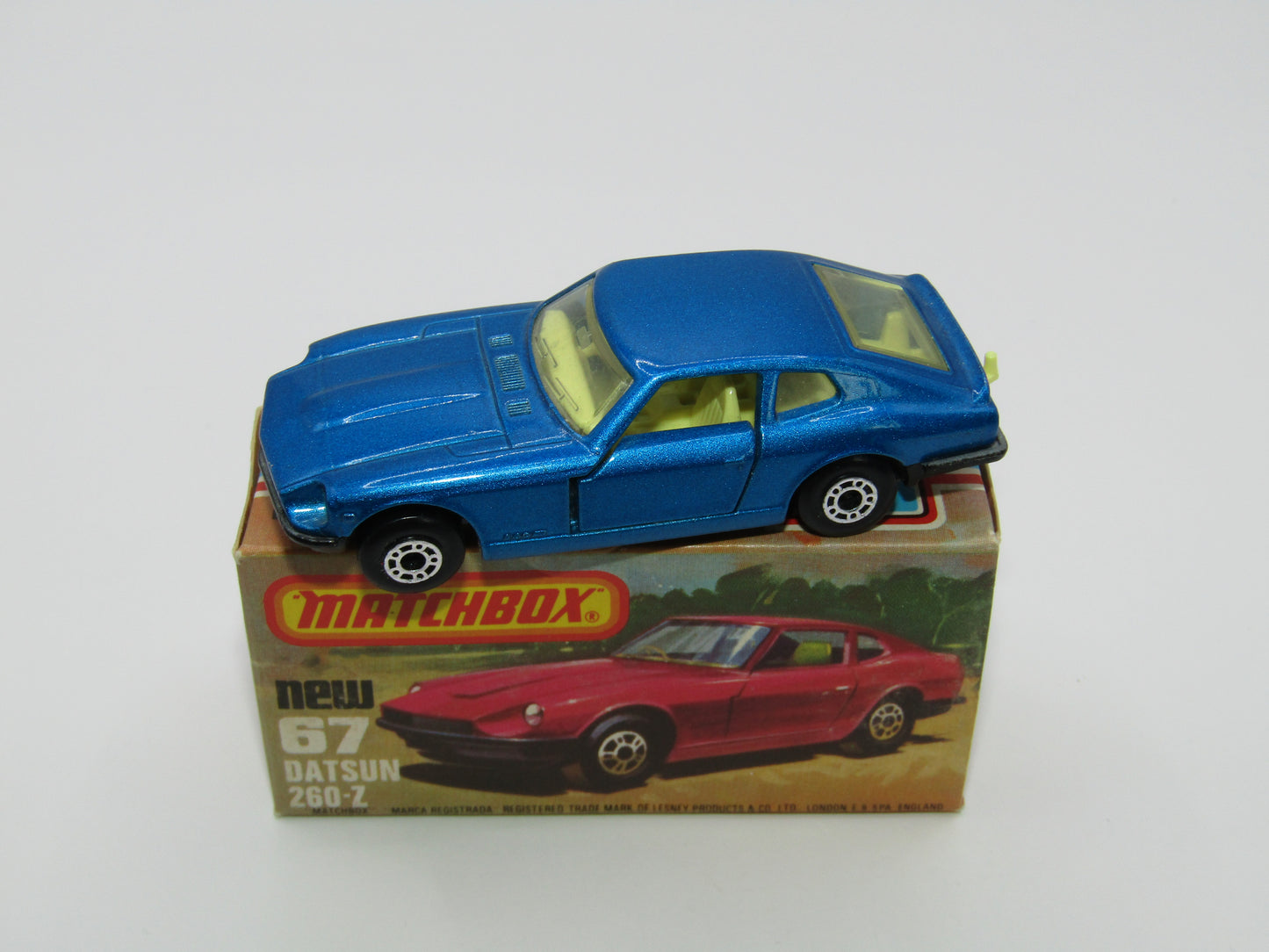 Matchbox Superfast 67C Datsun 126X DARK Metallic Blue