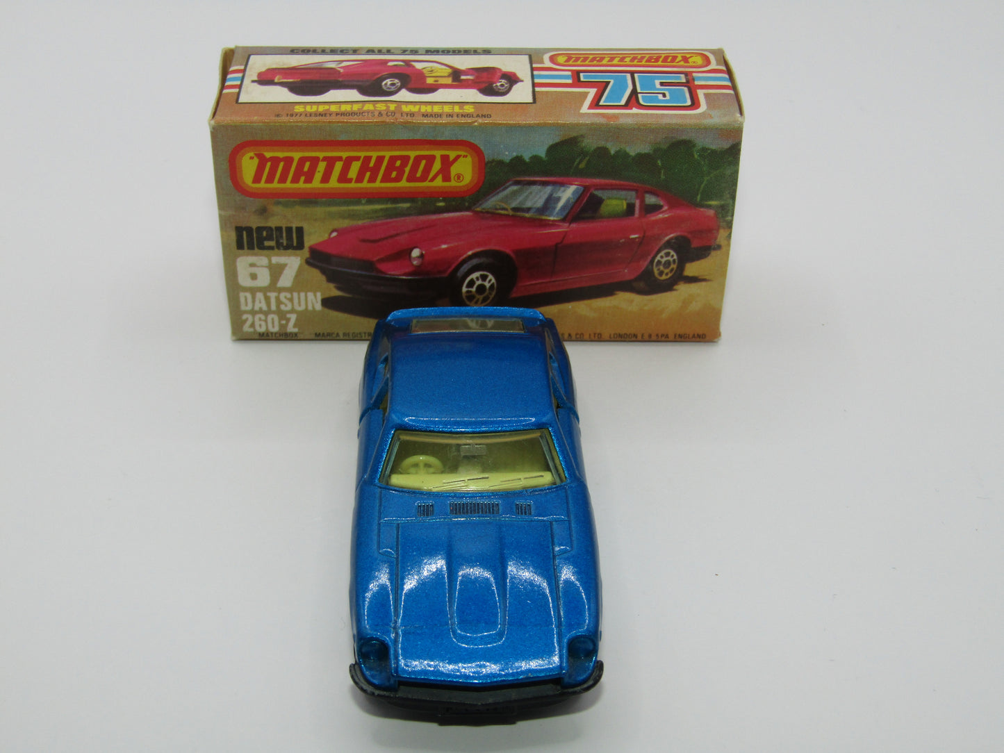 Matchbox Superfast 67C Datsun 126X DARK Metallic Blue