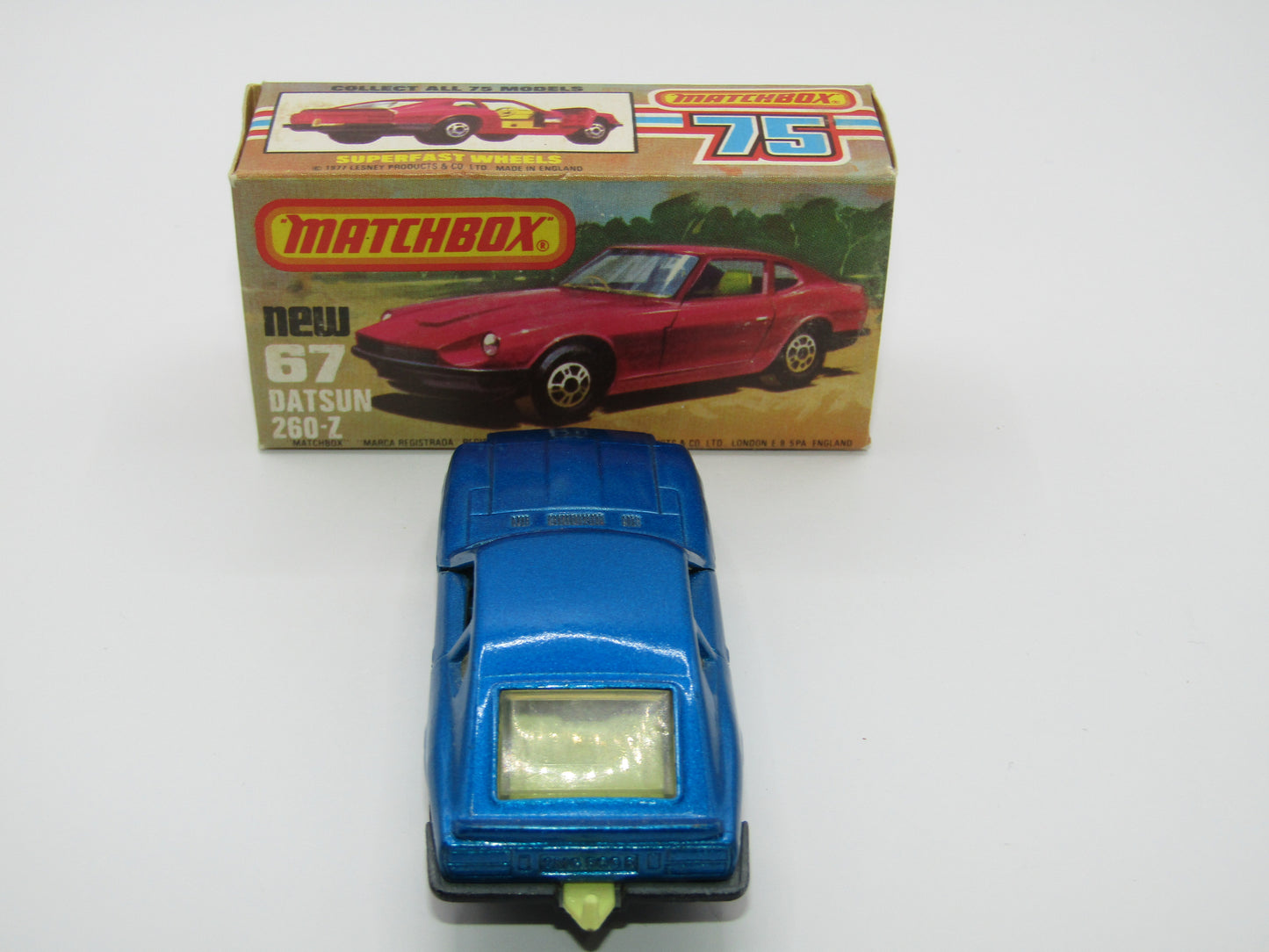 Matchbox Superfast 67C Datsun 126X DARK Metallic Blue