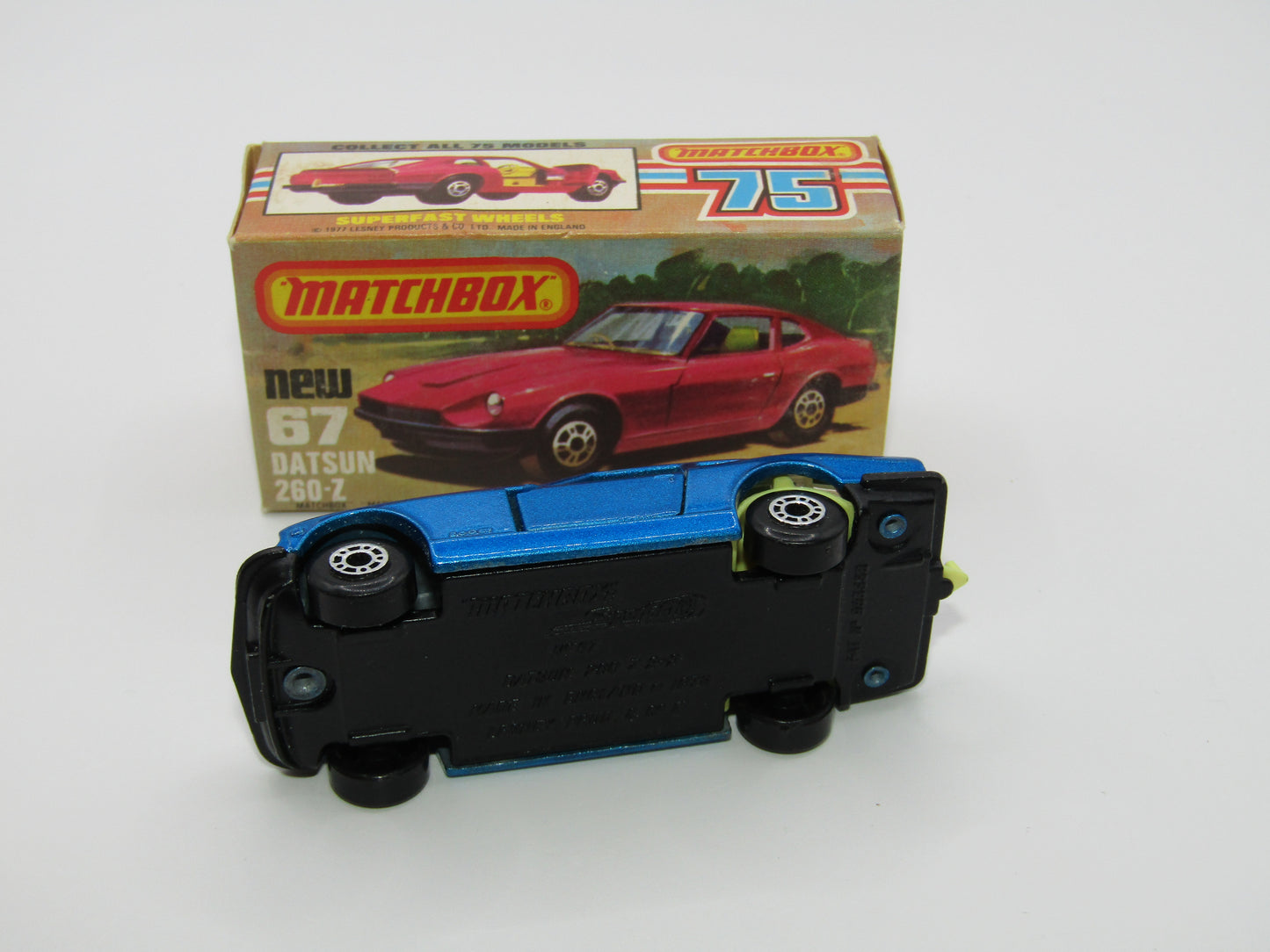 Matchbox Superfast 67C Datsun 126X DARK Metallic Blue