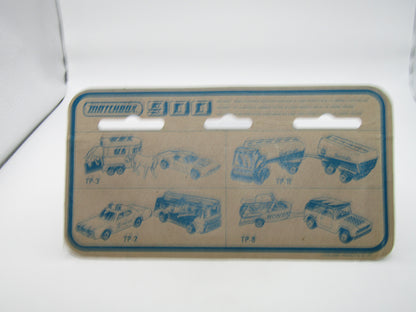 Matchbox Superfast Twin Pack TP-1 Mercedes Truck & Trailer BLACK HUBS on Truck