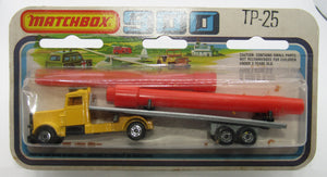 Matchbox Superfast Twin Pack TP-25 Pipe Truck YELLOW