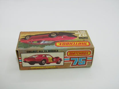 Matchbox Superfast 67C Datsun 126X DARK Metallic Blue