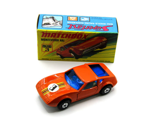 Matchbox Superfast 3B Monteverdi Hai DARK BLUE Windows Unpainted Base