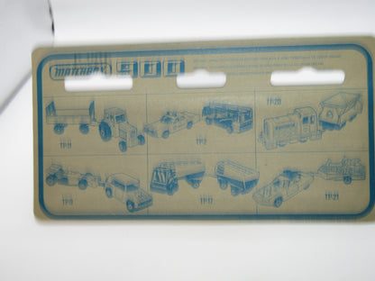 Matchbox Superfast Twin Pack TP-1 Mercedes Truck & Trailer BLUE - Blue Windows