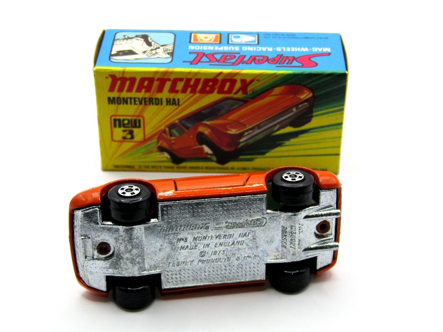 Matchbox Superfast 3B Monteverdi Hai DARK BLUE Windows Unpainted Base