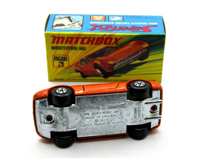 Matchbox Superfast 3B Monteverdi Hai DARK BLUE Windows Unpainted Base