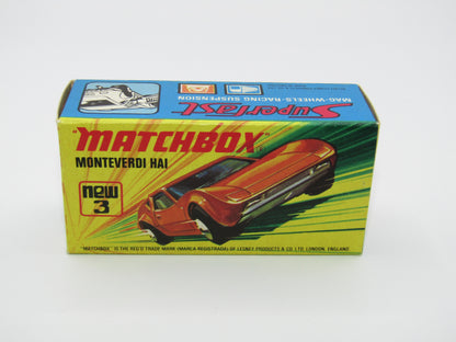 Matchbox Superfast 3B Monteverdi Hai DARK BLUE Windows Unpainted Base