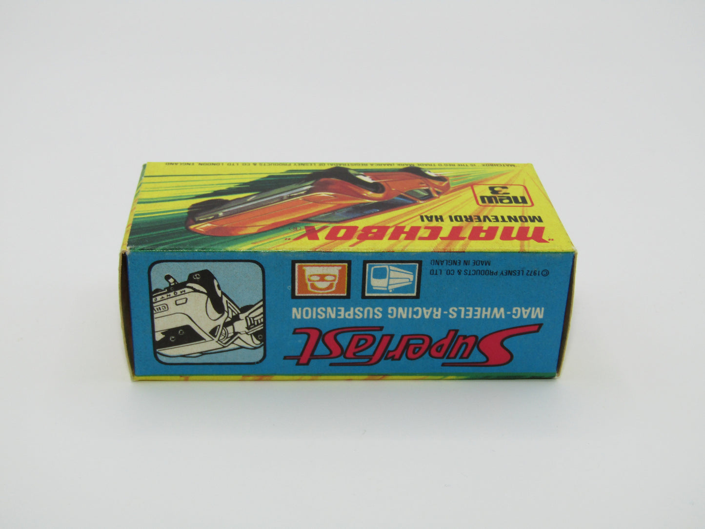 Matchbox Superfast 3B Monteverdi Hai DARK BLUE Windows Unpainted Base