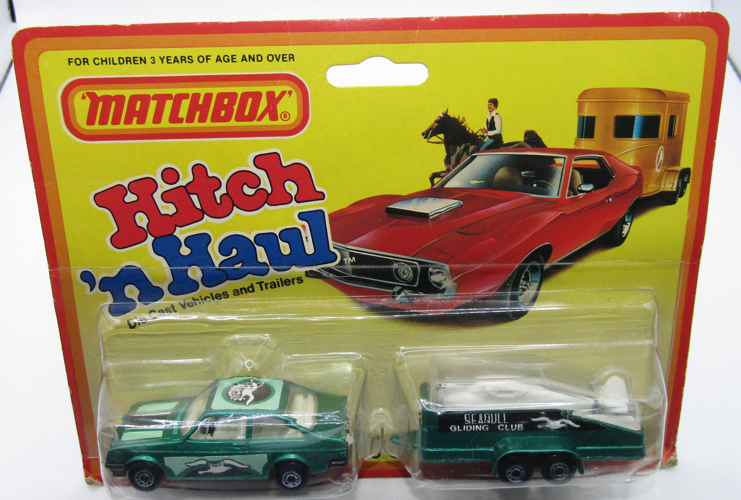 Matchbox Superfast Twin Pack Hitch N Haul Set Ford Escort WHITE Interior