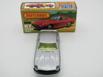 Matchbox Superfast 67C Datsun 126X YELLOW Interior FLAT BLACK Base