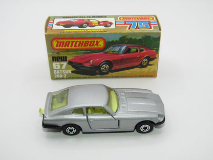 Matchbox Superfast 67C Datsun 126X YELLOW Interior FLAT BLACK Base