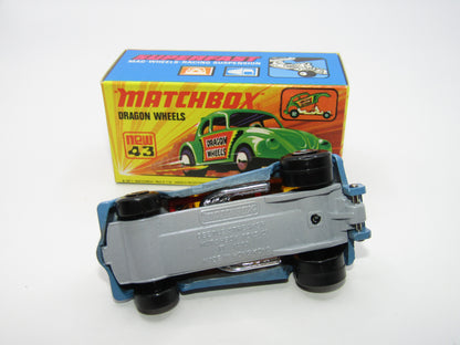 Matchbox Superfast Beetle Streaker LIGHT BLUE Hong Kong Base Very Rare