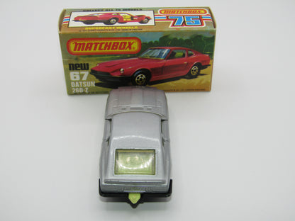 Matchbox Superfast 67C Datsun 126X YELLOW Interior FLAT BLACK Base