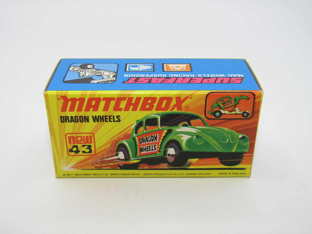 Matchbox Superfast Beetle Streaker LIGHT BLUE Hong Kong Base Very Rare