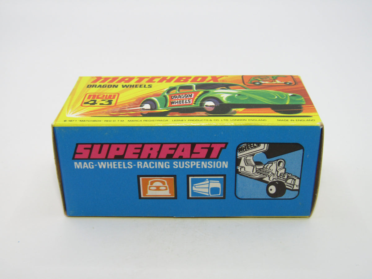 Matchbox Superfast Beetle Streaker LIGHT BLUE Hong Kong Base Very Rare