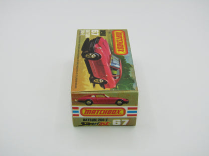 Matchbox Superfast 67C Datsun 126X YELLOW Interior FLAT BLACK Base
