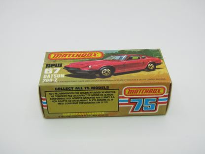 Matchbox Superfast 67C Datsun 126X YELLOW Interior FLAT BLACK Base