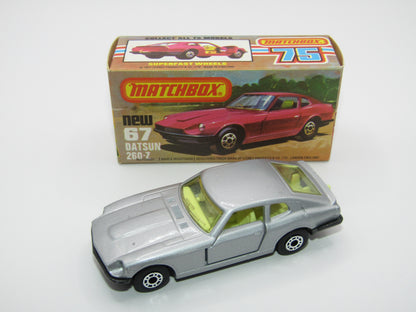 Matchbox Superfast 67C Datsun 126X YELLOW Interior GREY Base