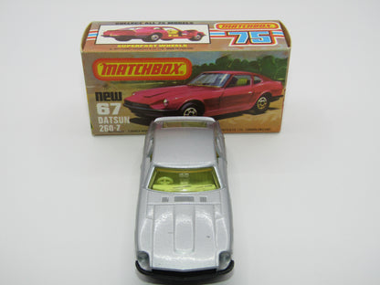 Matchbox Superfast 67C Datsun 126X YELLOW Interior GREY Base