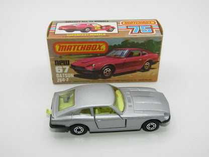 Matchbox Superfast 67C Datsun 126X YELLOW Interior GREY Base