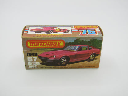 Matchbox Superfast 67C Datsun 126X YELLOW Interior GREY Base