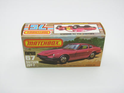 Matchbox Superfast 67C Datsun 126X YELLOW Interior GREY Base