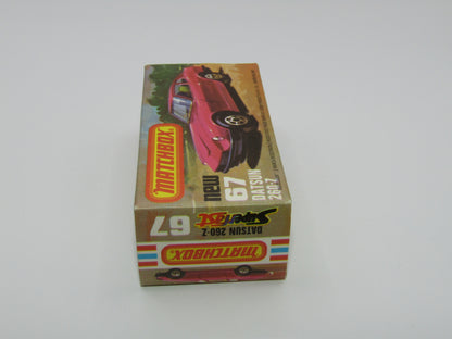 Matchbox Superfast 67C Datsun 126X YELLOW Interior GREY Base