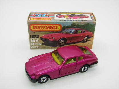 Matchbox Superfast 67C Datsun 126X Purple AMBER Windows