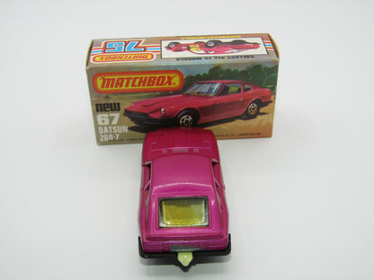 Matchbox Superfast 67C Datsun 126X Purple AMBER Windows