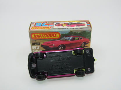 Matchbox Superfast 67C Datsun 126X Purple AMBER Windows
