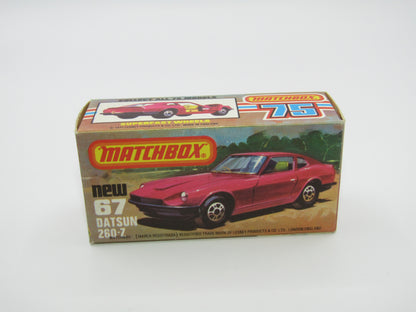 Matchbox Superfast 67C Datsun 126X Purple AMBER Windows
