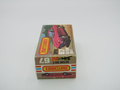 Matchbox Superfast 67C Datsun 126X Purple AMBER Windows