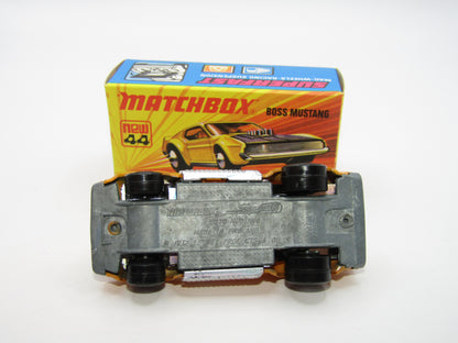 Matchbox Superfast 44B Boss Mustang Untreated Pre-Production base