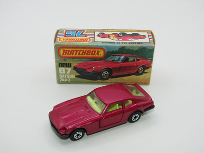 Matchbox Superfast 67C Datsun 126X Magenta Magenta GREY BASE