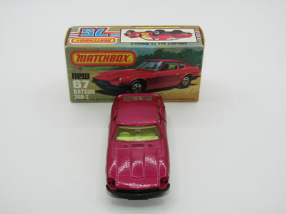 Matchbox Superfast 67C Datsun 126X Magenta Magenta GREY BASE