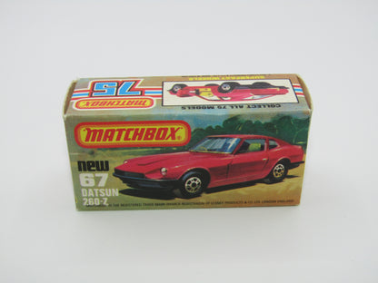 Matchbox Superfast 67C Datsun 126X Magenta Magenta GREY BASE