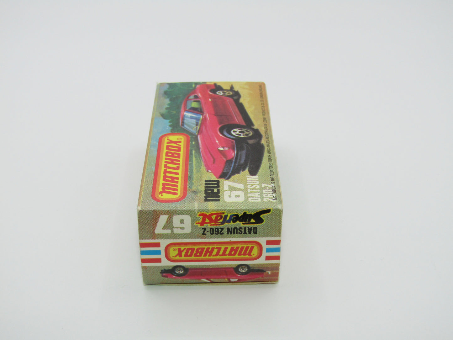 Matchbox Superfast 67C Datsun 126X Magenta Magenta GREY BASE