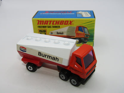 Matchbox Superfast 63B Freeway Gas Tanker Burmah BOX MATCHER Very Rare